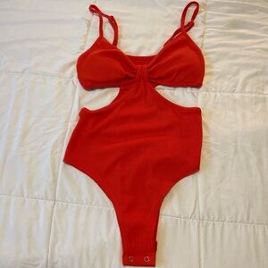 Red Arizona bodysuit